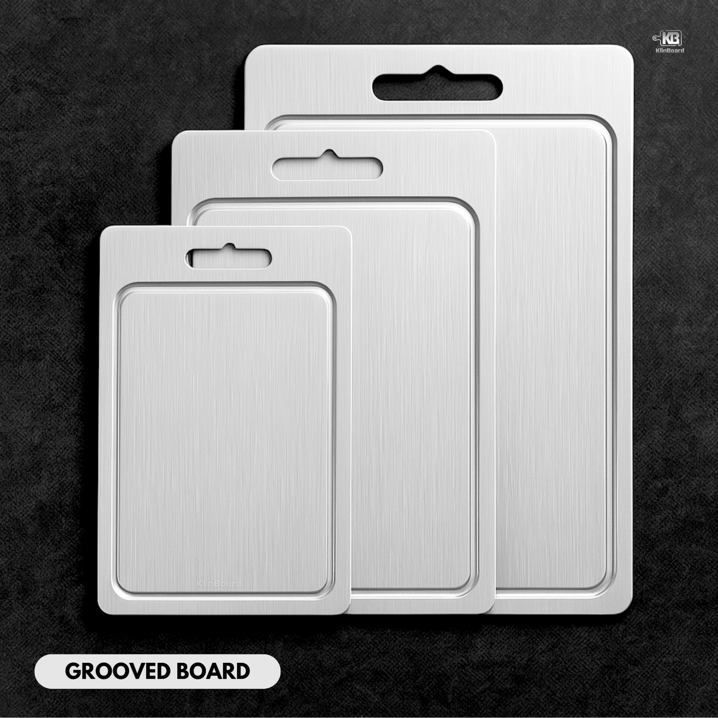 KlinBoard 100% Pure Titanium Cutting Board