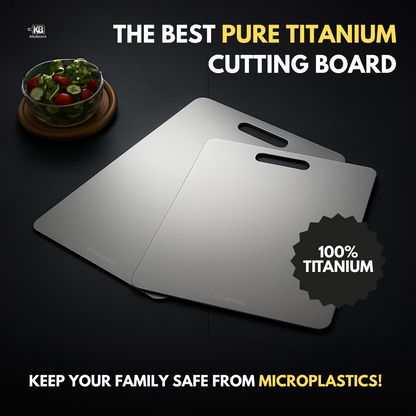 KlinBoard 100% Pure Titanium Cutting Board
